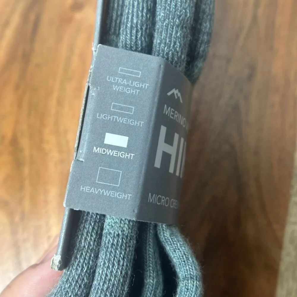 NWT Darn Tough Hiker Micro Crew Cushion Socks Size Medium (Sage) - Picture 6 of 11